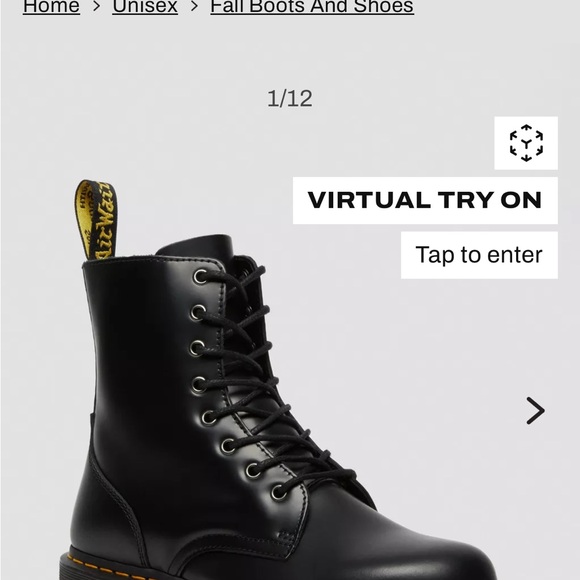 DR. MARTEN JADON BOOT SMOOTH LEATHER PLATFORMS - Picture 5 of 5